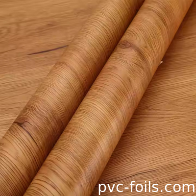 수퍼 매트 목재 곡물 PVC 포일