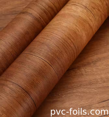 수퍼 매트 목재 곡물 PVC 포일