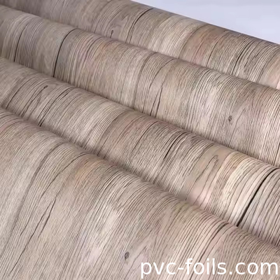 슈퍼 매트 목재 곡물 PVC 가구 라미네이션 필름 - 쉽게 청소 및 유지