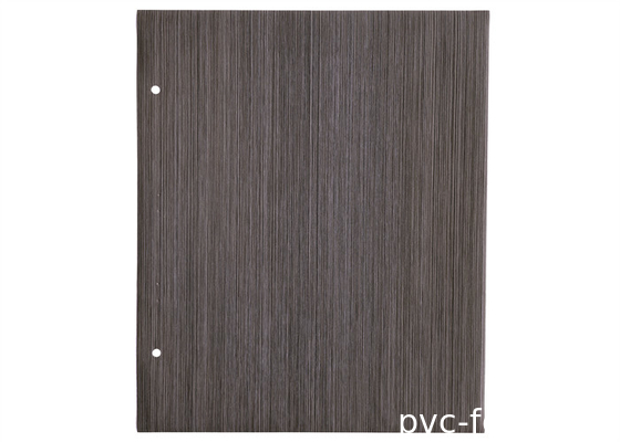MDF 캐비닛 도어 진공 압축을 위해 어두운 나무 곡물 laminate PVC 엽막