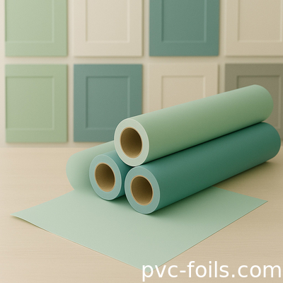 럭셔리 소프트 터치 PVC 필름과 슈퍼 매트 마무리 문과 가구 캐비닛 문