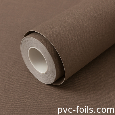 직물 질감 고형 색상 PVC 질감 자체 접착 벽 덮개