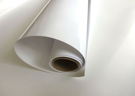 포산 고방광 고체 흰색 PVC 장식 필름 제조업체