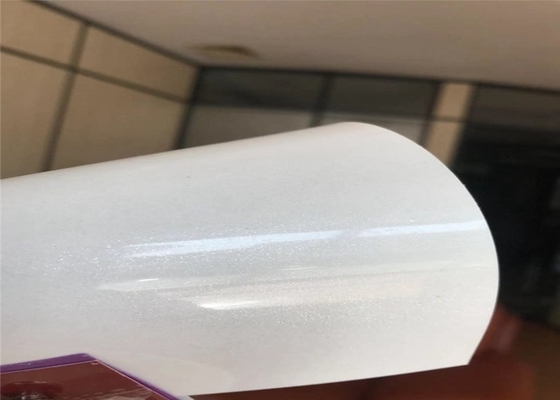0.3 밀리미터 하얀고 광 Pvc 필름 롤 가구 얇은막 문