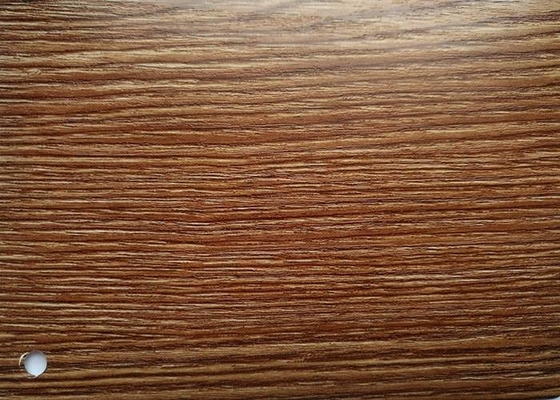문을 위한 골든오크 나무 무늬 PVC 얇은막 포일은 0.35MM을 포장합니다