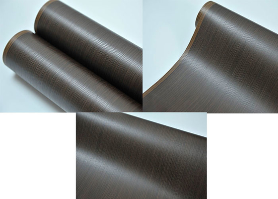 엠보스 Pvc 3D 막 엽록물 롤 검은 나무 곡물 1400mm 너비